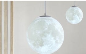 3D打印月球吊灯